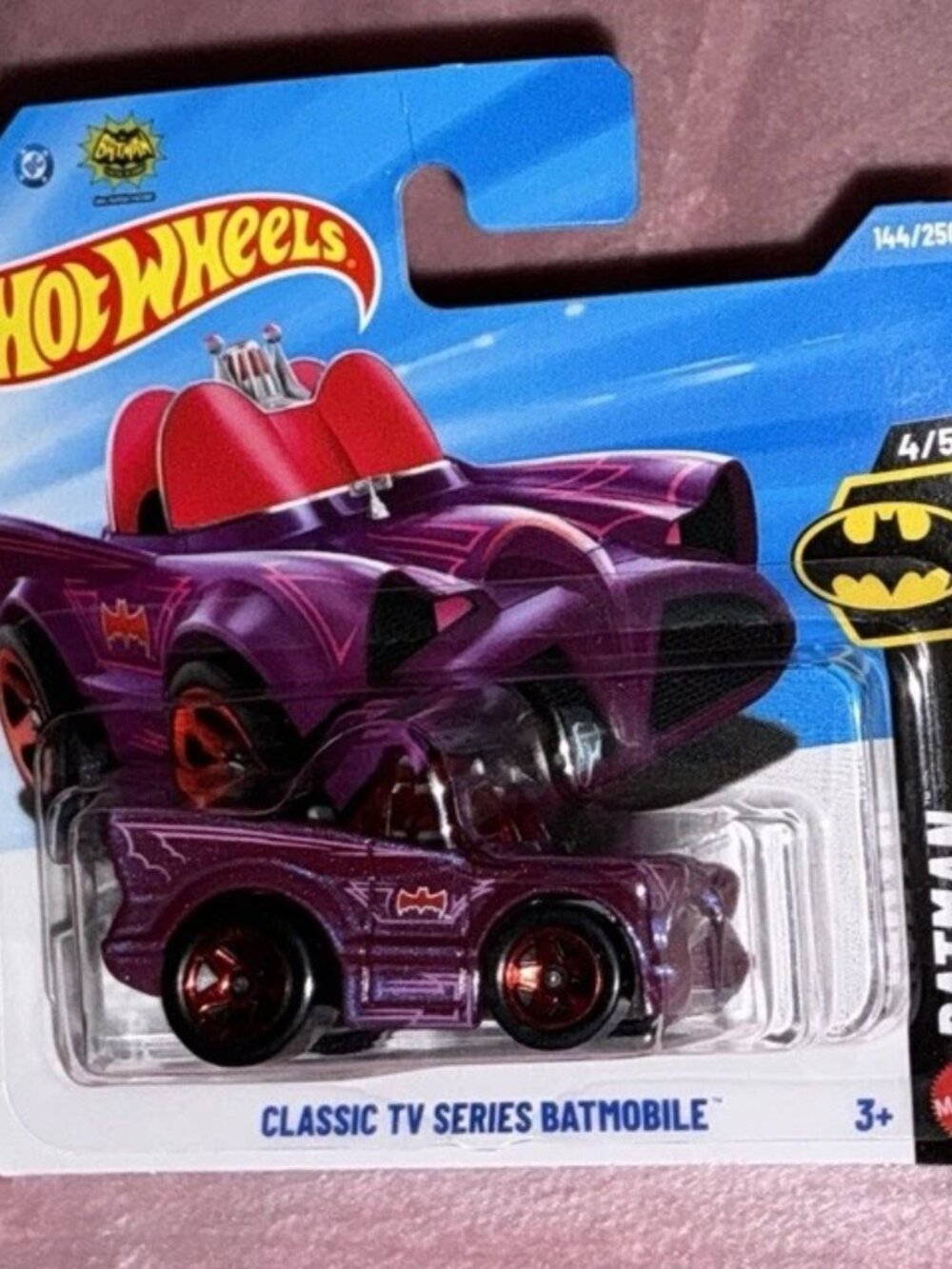 Hot Wheels Mainline Case G 2026 Classic TV Series Batmobile Tooned Short Card